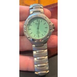 Men's 40mm Brushed Metal Kish Crystal Watch, RW 50M, KHF001